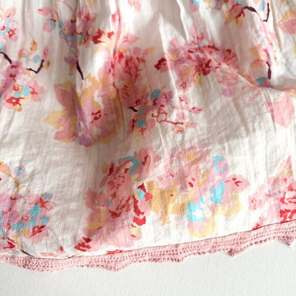 Caroline Constas Pink Floral Tiered Spaghetti Strap Dress M - Picture 7 of 7